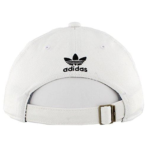 adidas Men's Originals Relaxed Strapback Cap, White/Black, One Size [product _type] adidas Originals - Ultra Pickleball - The Pickleball Paddle MegaStore