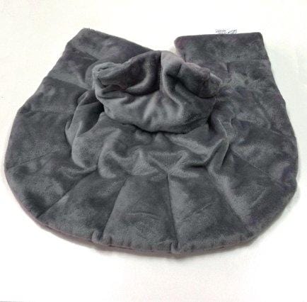 Heated Microwaveable Neck and Shoulder Wrap - Herbal Hot/Cold Deep Penetrating Herbal Aromatherapy (Charcoal)