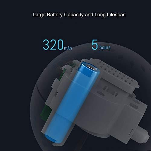 Vircomone Smart Interactive Cat Play and Toys Ball, USB Rechargeable Motion Activated Automatic Rotating Electronic Pet Toy,Built-in Spinning Sparkle Eye-Protection LED Catnip Chamber cat Toy Balls