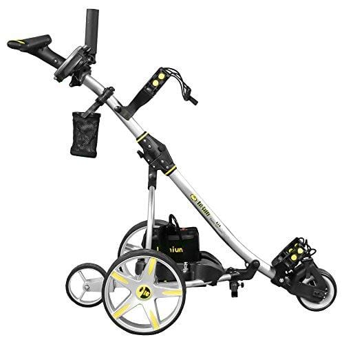 Bat-Caddy X3R Remote Control Cart w/ Free Accessory Kit, Silver, 35Ah SLA