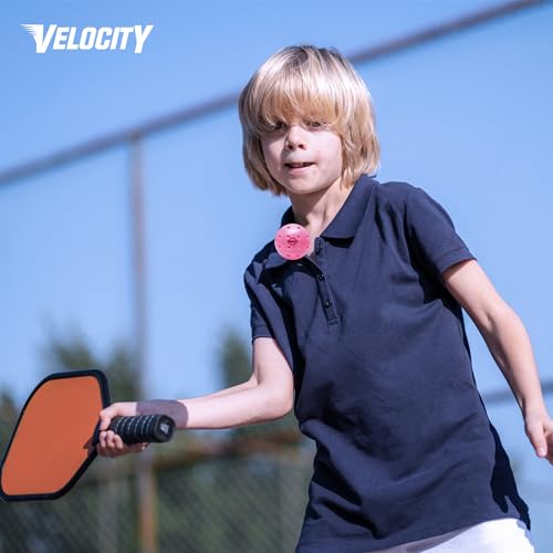 Velocity Outdoor Pickleball Balls, 3 Pack in Green - USAPA Approved Official Size and Weight 40 Hole Pickleballs