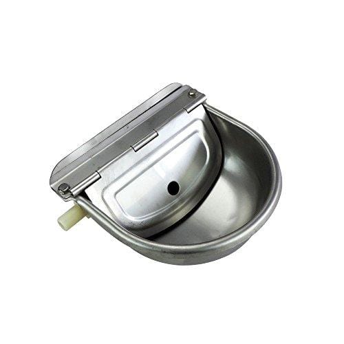 Stainless Steel Automatic Waterer Bowl Horse Cattle Goat Sheep Pig Dog Float Valve Water Trough Farm Supplies Livestocktool