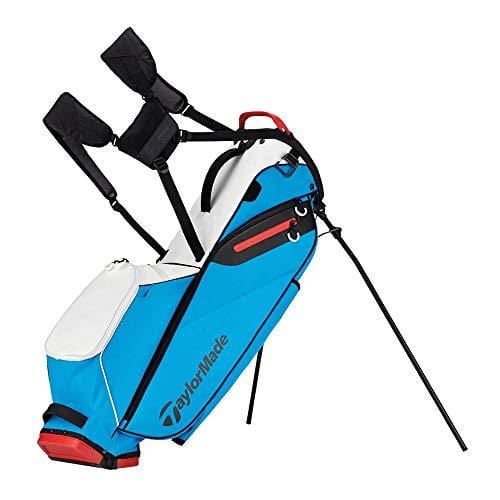 TaylorMade Golf Flextech Lite Stand Bag White/Blue/Red (White/Blue/Red)