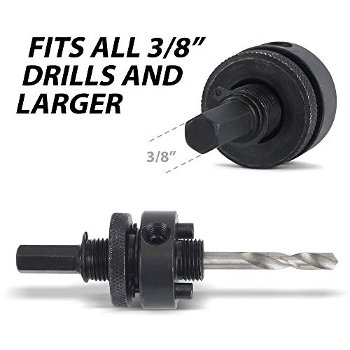 GoSports 6" Hole Saw - Heavy Duty Steel Design - Great for Making Cornhole Boards