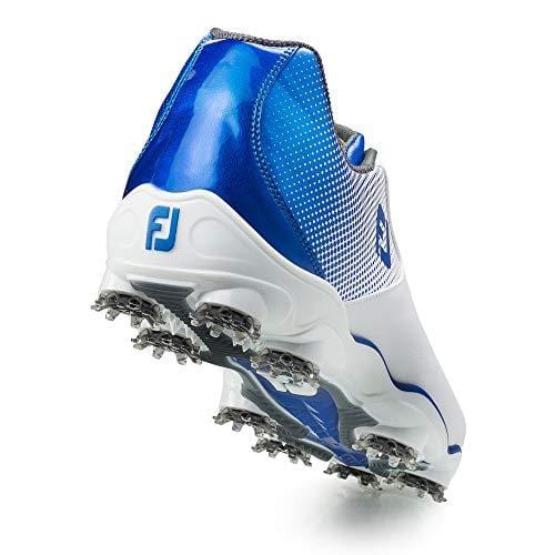 FootJoy Men's D.N.A. Helix-Previous Season Style Golf Shoes White 13 M Electric Blue, US [product _type] FootJoy - Ultra Pickleball - The Pickleball Paddle MegaStore