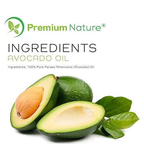 Avocado Oil Natural Carrier Oil - for Essential Oil Mixing, Massage Body Oil Moisturizer for Skin Hair & Nails, Pure Oil for Aromatherapy, Therapeutic Grade Anti Packaging May Vary 4 oz Premium Nature