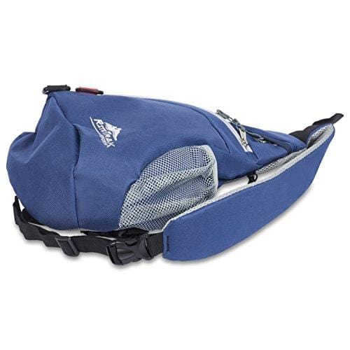 Sling Backpack by RiteTrak Sports - Best Lightweight Multi-Use Pack for Travel Hiking Biking or Fitness, One Strap Shoulder or Crossbody Bag (Mountainside Blue)