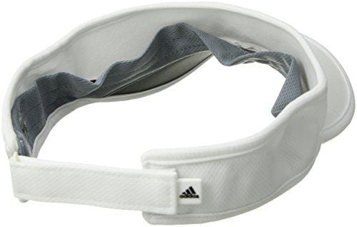 adidas Men's Superlite Performance Visor, White/Black, One Size [product _type] adidas - Ultra Pickleball - The Pickleball Paddle MegaStore