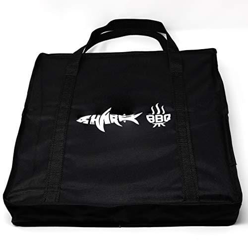 Portable Charcoal Grill for Camping Cooking with Carry Bag Small BBQ Pit Stainless Steel Mini Folding Grilling Stove for Travel, Picnic, RV, Fishing, Hunting or Job Site