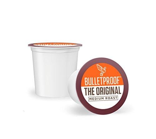 Bulletproof The Original Roast Coffee Pods, Premium Medium Roast Organic Beans, Single-Serve K Cups, Works With Keurig 2.0 (24 Count)
