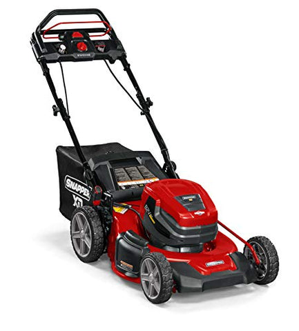 Snapper XD 82V MAX Step Sense Cordless Electric 21-Inch Lawn Mower Kit with (2) 2.0 Batteries and (1) Rapid Charger
