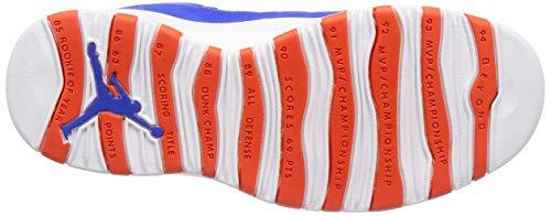 Jordan 10 Retro Tinker Racer Blue/Team Orange-Black (8.5 D(M) US)