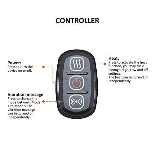 Heating Pad for Neck and Shoulders - Heat Wrap with Adjustable Heated Levels & Vibration Massage for Neck and Shoulder Back Pain Relief, Heating Pad with Auto Shut Off AL661