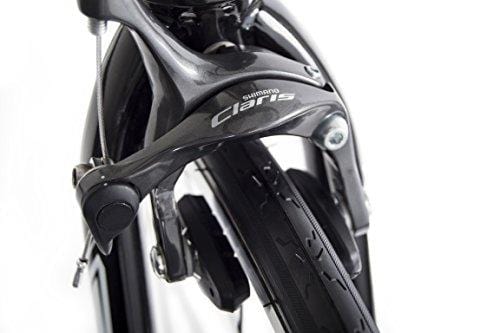 Tommaso Imola Endurance Aluminum Road Bike, Shimano Claris R2000, 24 Speeds - Black - Medium - Ultra Pickleball
