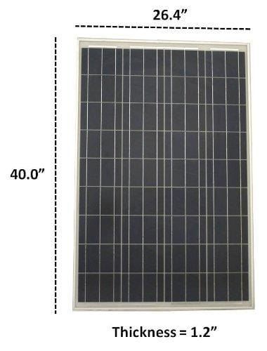 WindyNation 200 Watt Solar Panel Kit: 2pcs 100W Solar Panels + P30L LCD PWM Charge Controller + Solar Cable + MC4 Connectors + Mounting Brackets for Off-Grid RV Boat