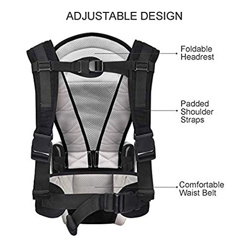 Bable Baby Carrier Ergonomic, Soft Carrier Newborn-for Baby 8-20 lbs-Baby Wrap Carrier Comfortable for All Seasons (Black)