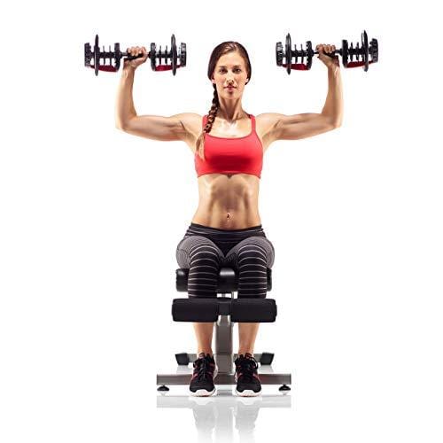 Bowflex SelectTech 552 Adjustable Dumbbells (Pair) (Renewed)