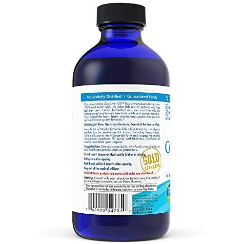 Nordic Naturals CLO Orange, 8-Ounce Bottle