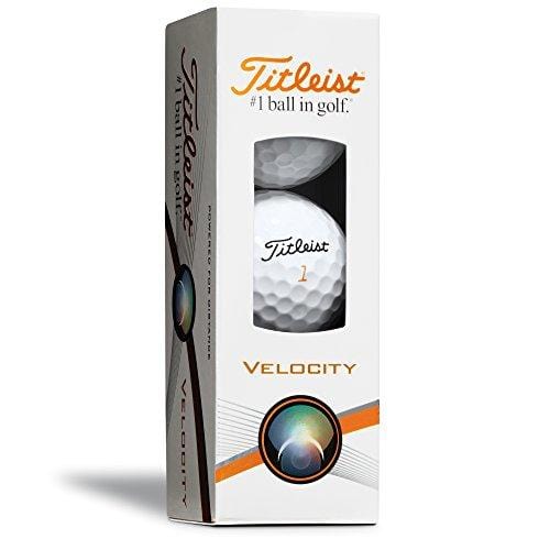 Titleist Velocity Prior Generation Golf Balls, White, Standard Digit Numbers (One Dozen)