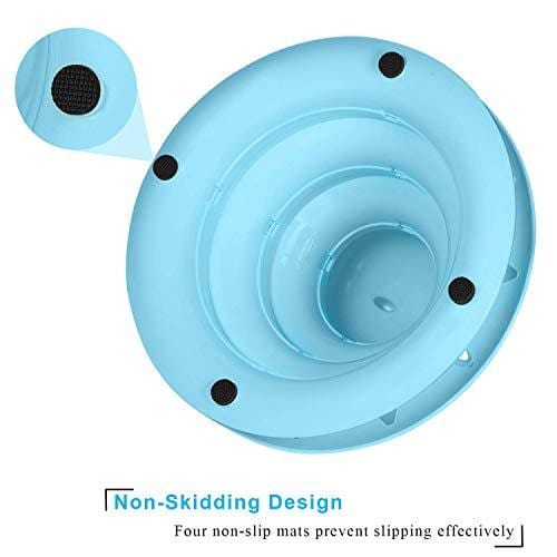 UPSKY Cat Toy Roller Cat Toys 3 Level Towers Tracks Roller with Three Colorful Ball Interactive Kitten Fun Mental Physical Exercise Puzzle Toys