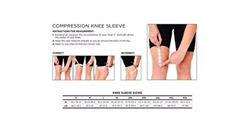 Tommie Copper Women's Recovery Refresh Knee Sleeve, Black, Large