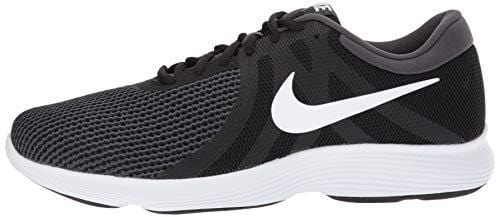 Nike Men's Revolution 4 Running Shoe, Black/White - Anthracite, 13 Wide US