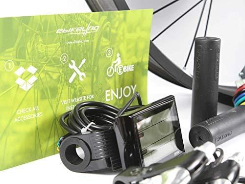 EBIKELING 48V 1200W 26" Fat Direct Drive Front Or Rear Electric Bicycle Conversion Kit (Front/LED/Twist)