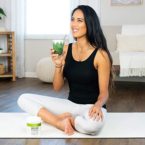 Superfood Greens Powder: Made with Organic Ingredients and 100% Natural Sweeteners, with Spirulina, Alfalfa, Spinach, Acai, Probiotics and Digestive Enzymes, 30 Servings by Nature Plus You