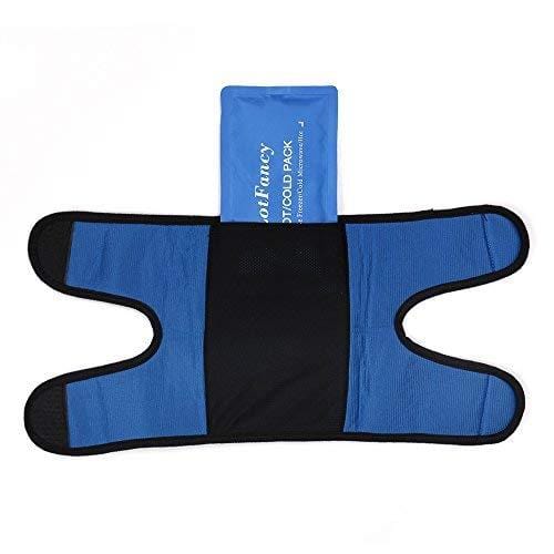 LotFancy Gel Ice Pack with Shoulder Wrap - Hot Cold Therapy for Sports Injuries, Sprains Sore, Swelling, Aches, Muscle and Joint Pain (Medium 8.8 x 5 inches)