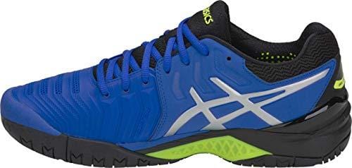 ASICS Gel-Resolution 7 Men's Tennis Shoe, Illusion Blue/Silver, 10.5 D US
