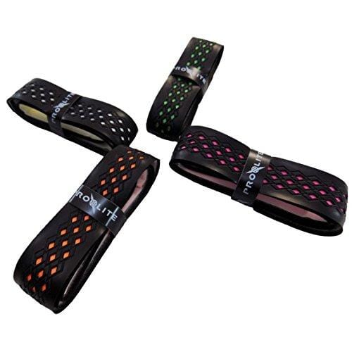 Prolite No-Sweat Diamond Grip (Pink Underlay) for Pickleball Paddles, Racquetball, Squash, Platform Tennis, Badminton and More