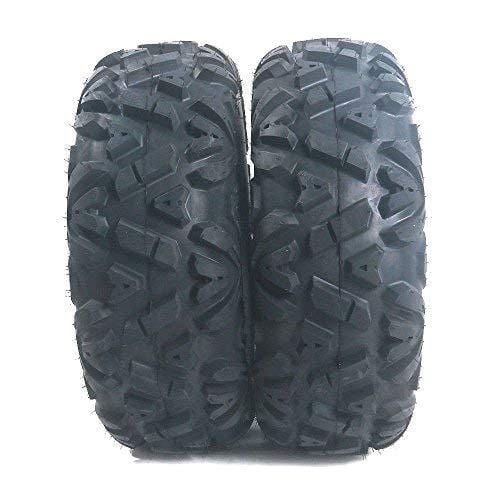 Set of 2 All Terrain ATV/UTV Tires 25x8x12 Front Spare Tire 25x8-12 6PR Tubeless
