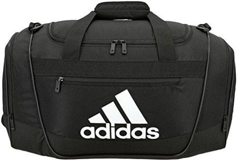adidas Defender III medium duffel Bag, Black/White, One Size