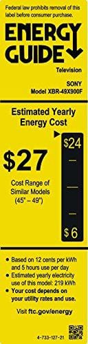 Sony XBR49X900F 49-Inch 4K Ultra HD Smart LED TV