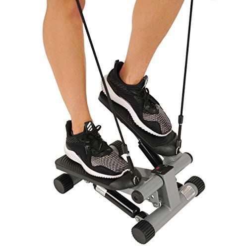 Sunny Health & Fitness Mini Stepper with Resistance Bands