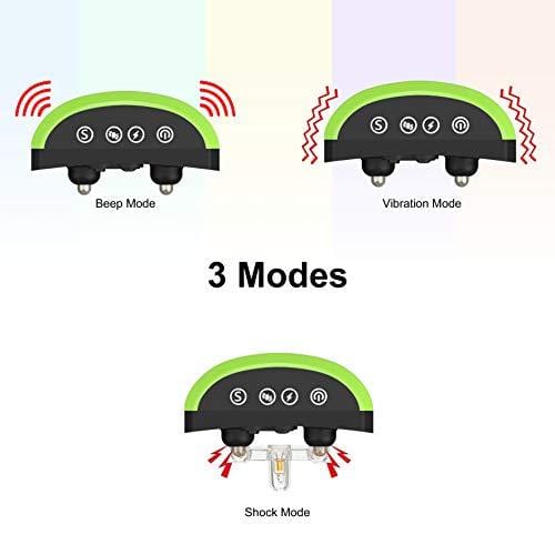 Valoin US Anti Barking Collar,2019 Newest Rechargeable Waterproof Dog Bark Collar for All Dogs with Beep Vibration No Shock Modes