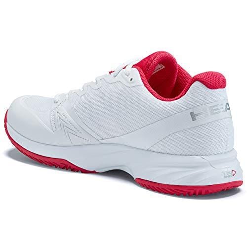 HEAD Women's Sprint Pro 2.5 Tennis Shoe (8.5) White/Pink