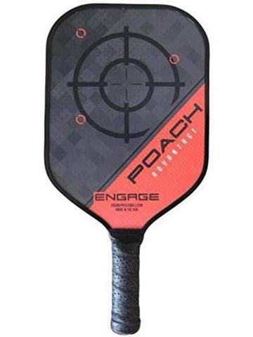 Engage Poach Advantage Pickleball paddle (Red, Strd (8.0 - 8.3 oz)) [product _type] Engage - Ultra Pickleball - The Pickleball Paddle MegaStore
