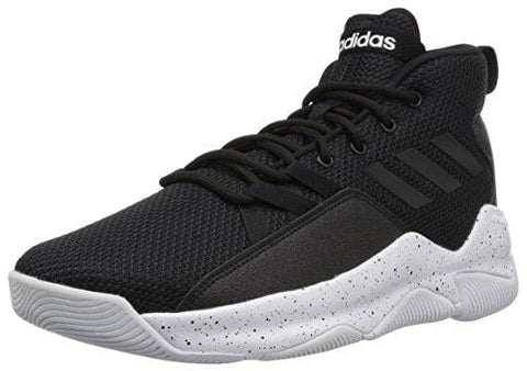 adidas Men's Streetfire Basketball Shoe, Black/White, 8 M US