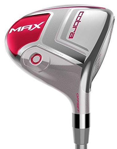 Cobra MAX Golf Fairaway Woods (Women's, 27.0, Graphite, Ladies, Right Hand, 7W), Pink