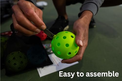 Picklerz LED Light Up Pickleball Balls, Glow in The Dark Pickleball, Pickleball Gifts for Men and Women, Outdoor Pickleball Balls, Pickleballs for Outdoor Play, Wiffle Ball