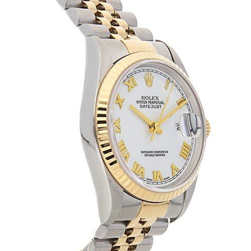 Rolex Datejust Mechanical (Automatic) White Dial Mens Watch 16233 (Certified Pre-Owned)