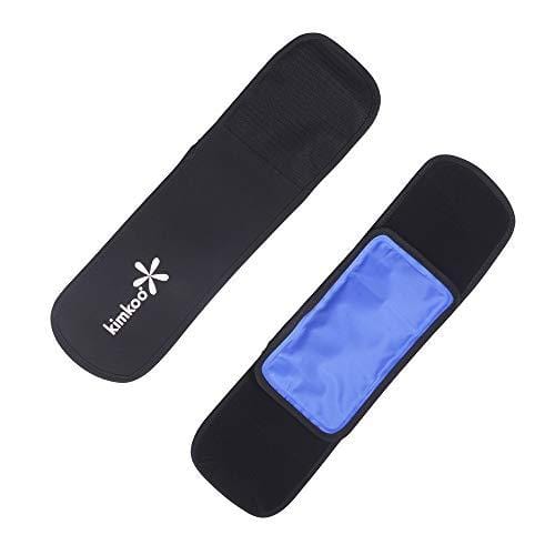 Foot&Ankle Ice Pack Wrap-2 Gel Packs for Pain Relief -Hot/Cold Therapy for Injuries, Sprains, Muscle Pain,Reusable Freezable and Adjustable (14"×3")