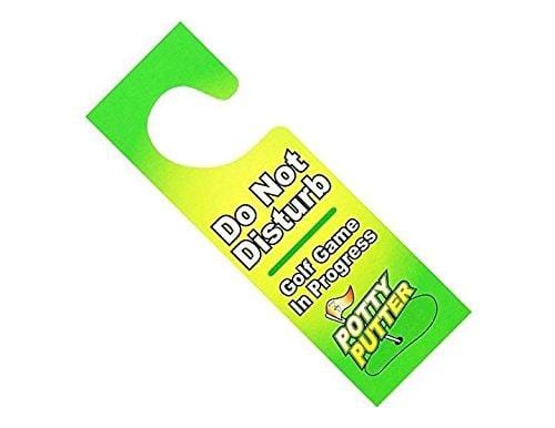 Toilet Golf, Putter Practice in the Bathroom with this Potty Putter, By Barwench Games