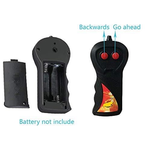 Alovexiong Gray Rat Toy for Cat Funny Mini RC Wireless Electronic Remote Control Rat Mouse Toy Cat Playing Chew Toys for Cats Pets Mouse Gift(Batteries Not Included)