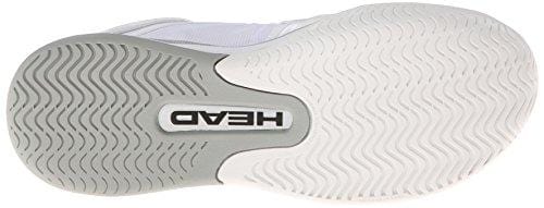 HEAD Women's Sprint pro-w, White/Gray/Silver, 7 M US
