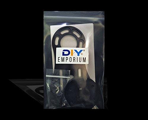 50mm Black DIY electric skateboard Motor Mount Kit (Caliber II Truck Compatible) [Premium] V2