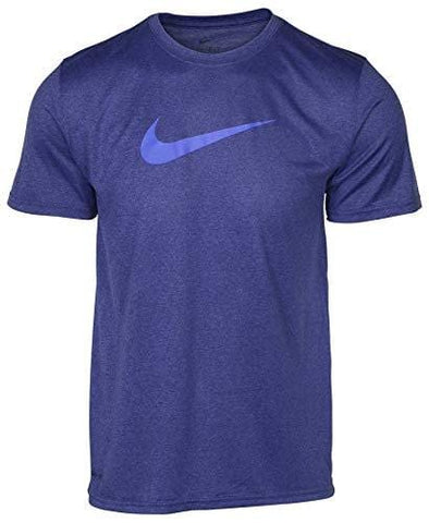 Nike Men's Dri-Fit Swoosh Graphic Tee-Deep Night-3XL