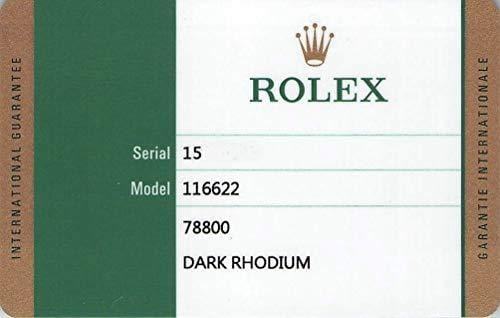 Rolex Yacht-Master 40 Dark Platinum Dial Steel Oyster Mens Watch 116622DPLSO