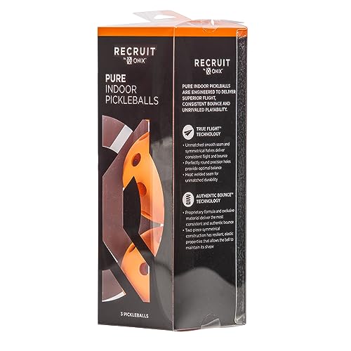 ONIX Recruit Indoor Pickleball Ball, 3